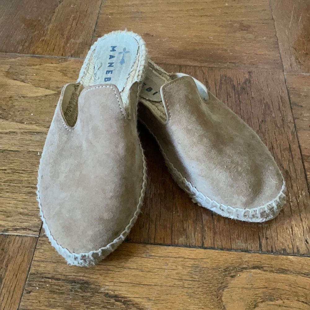 Manebi Suede Mule Slides - image 1